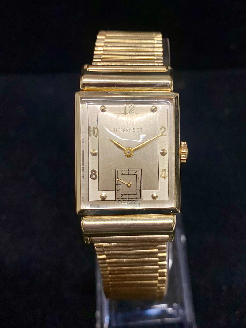 Tiffany & Co Beautiful 14K Yellow Gold Watch w/ Custom Engraving $25K APR w/COA! APR57