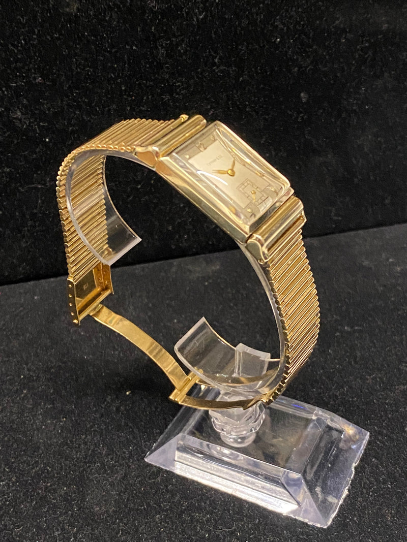 Tiffany & Co Beautiful 14K Yellow Gold Watch w/ Custom Engraving $25K APR w/COA! APR57