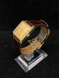 Omega Vintage Style Tank Watch in Spectacular 14K Yellow Gold - $13K APR w/COA!! APR57