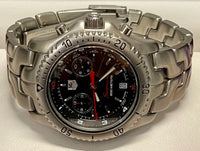 TAG HEUER Limited Edition Chronograph Stainless Steel Wristwatch-$10K APR w/ COA APR57