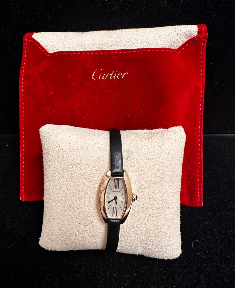 Cartier Unique Oval 18K Rose Gold Ladies Quartz Watch - Ltd Ed. - $30K APR w/COA APR57