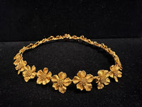 TIFFANY Exquisite Dogwood Flower Necklace in 18K Yellow Gold - $70K APR w/ CoA!! APR57