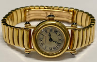 CARTIER Diabolo 18K YG Lim Ed Ref#1470 w/ 5 Sapphires Watch - $60K APR w/ COA!!! APR57