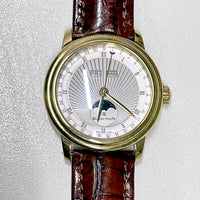 Blancpain Wristwatch Round Flip Case Skeleton Back w/ Moonphase Day-Date in 18 Karat Yellow Gold - $200K VALUE APR 57