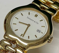 TIFFANY & Co. Date-Feature 18K Yellow Gold Ladies Wristwatch - $40K APR w/ COA! APR57