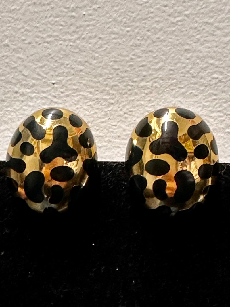TIFFANY & Co. Rare Angela Cummings Leopard Designer Earrings - $16K APR w/ CoA!! APR57