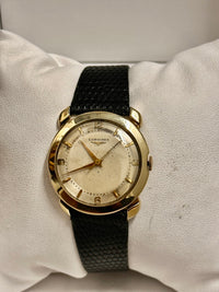 Longines Exquisite Men's Wristwatch: Rare Design in Solid YG - $10K APR w/ COA!! APR57
