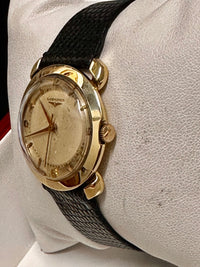 Longines Exquisite Men's Wristwatch: Rare Design in Solid YG - $10K APR w/ COA!! APR57