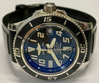 BREITLING Superocean SS w/ Black Rotating Bezel Men's Watch - $10K APR w/ COA!!! APR57