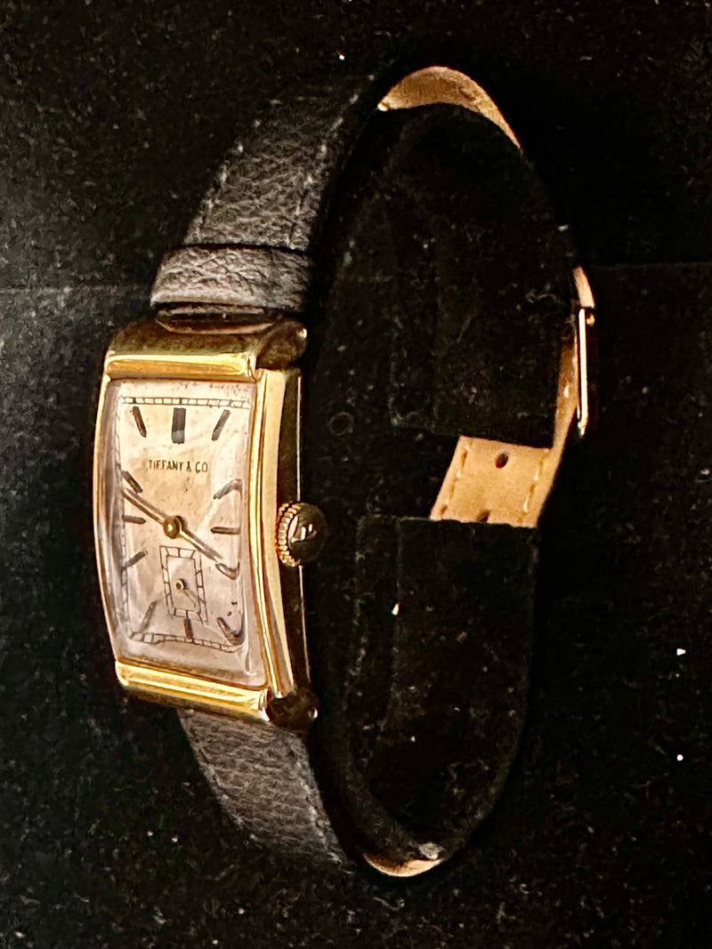 Tiffany & Co. Vintage 1940's Solid Yellow Gold Men's Wrist Watch -$16K APR w/COA APR57