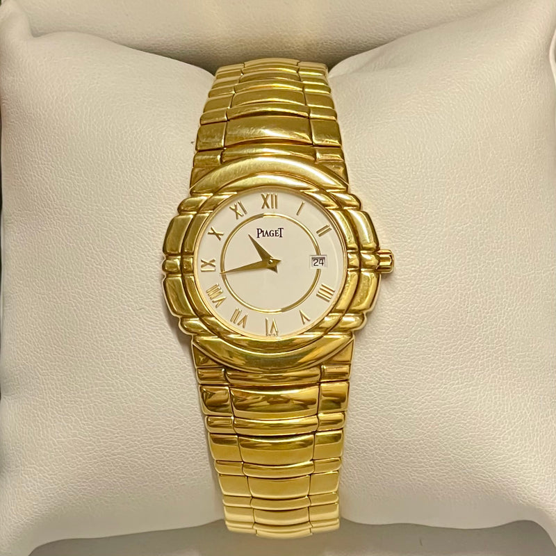 PIAGET Tanagra Quartz Unisex Large 18K Yellow Gold Wristwatch - $80K APR w/ COA! APR57