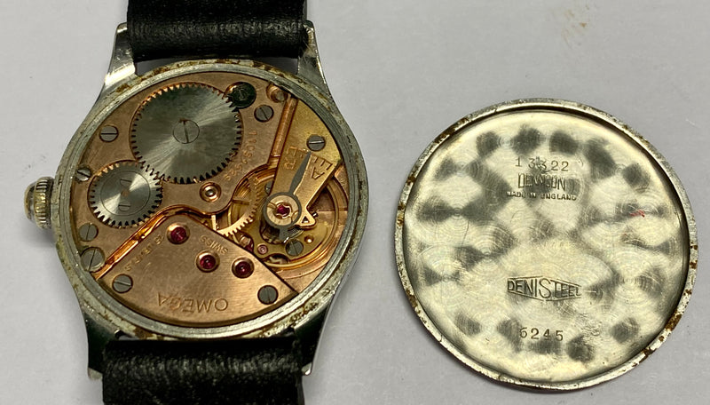 OMEGA Vintage 1946's SS w/ Light Gold Tone Dial Men's Watch - $10K APR w/ COA!!! APR57