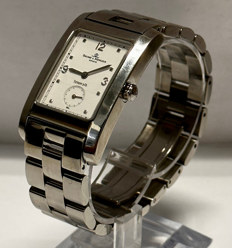 Baume & Mercier Co-Braded Tiffany & Co SS Chrono  Men's Watch - $8K APR w/ COA!! APR57