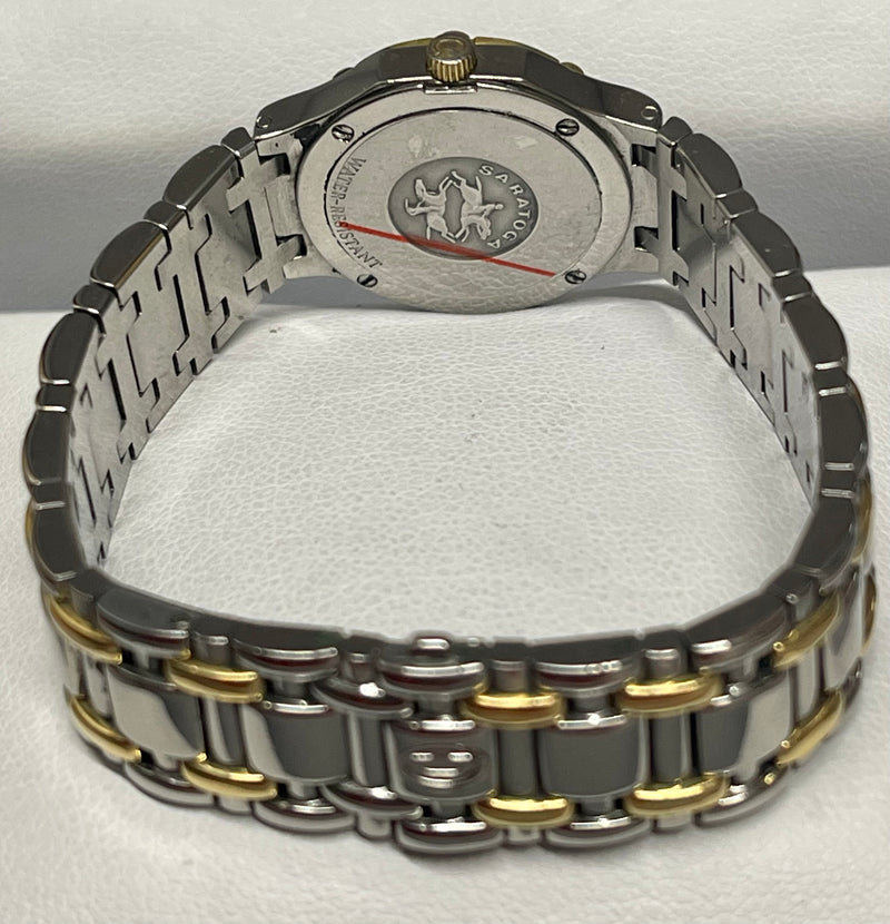 CONCORD Saratoga 16 Dmnd Bezel 18K YG & SS Ladies Rare Watch - $10K APR w/ COA!! APR57