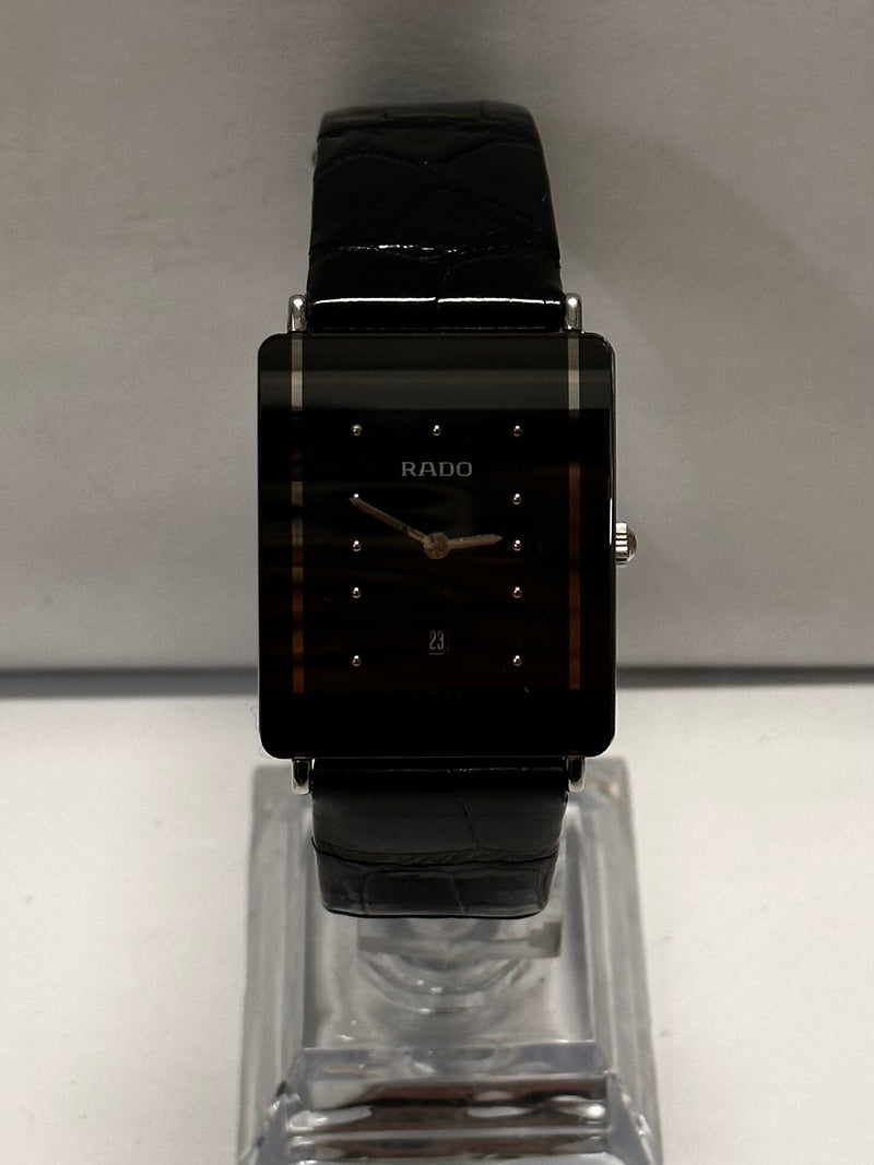 RADO Diastar Sapphire Crystal w/ Rare Black Dial Unisex Watch- $2,5K APR w/ COA! APR57