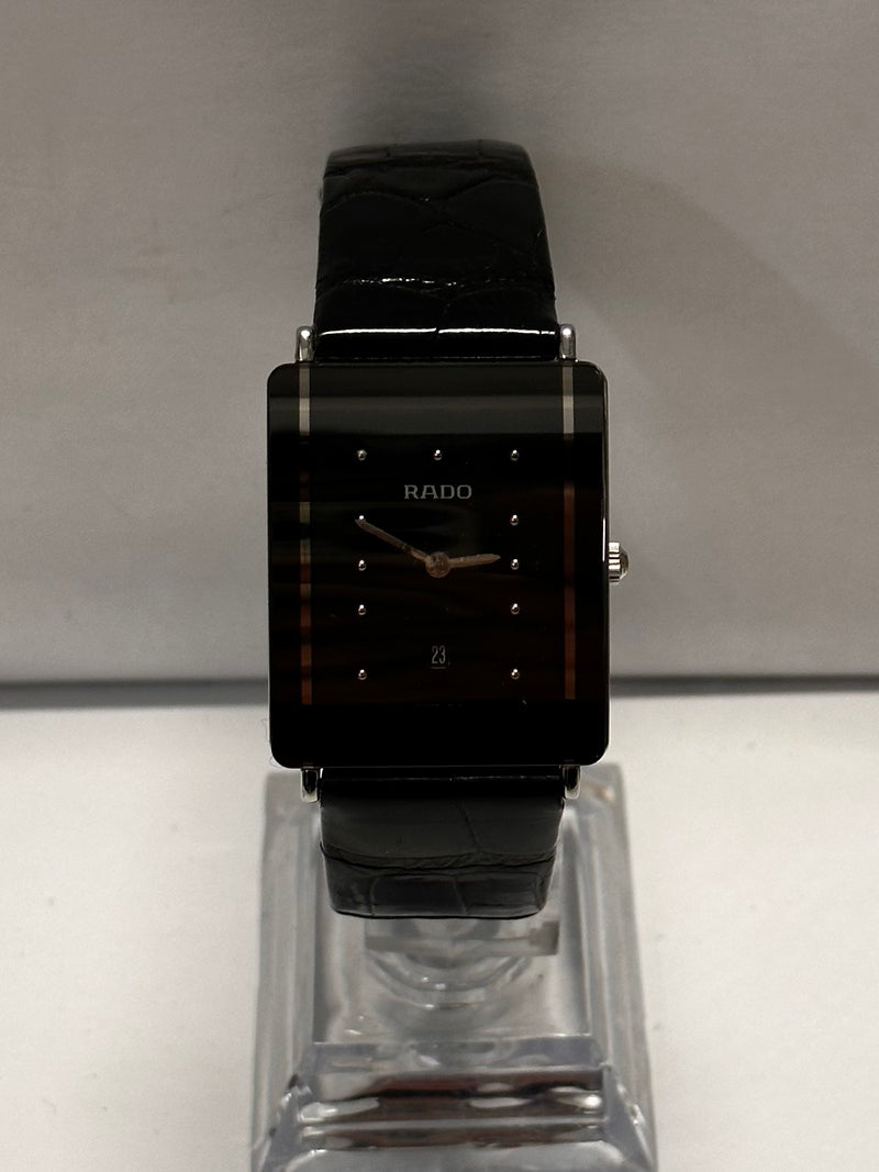 RADO Diastar Sapphire Crystal w/ Rare Black Dial Unisex Watch- $2,5K APR w/ COA! APR57