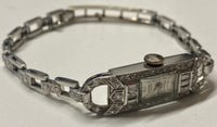 ELOGA Vintage Unique Platinum w/ 74 Diamonds Beautiful Watch - $35K APR w/ COA!! APR57