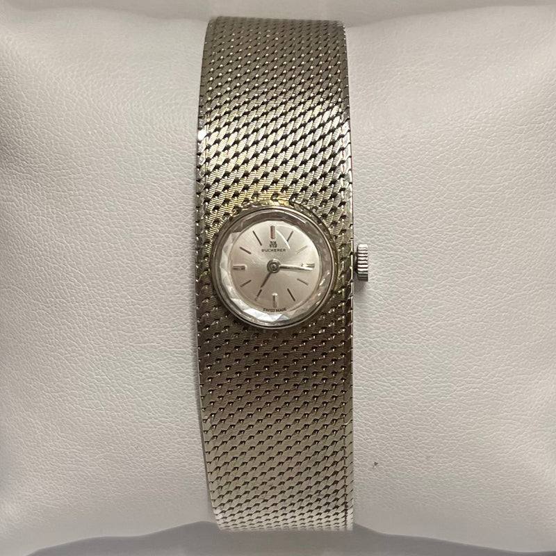 Extremely rare BUCHERER 18K White Gold Mechanical Ladies Watch- $25K APR w/ COA! APR57