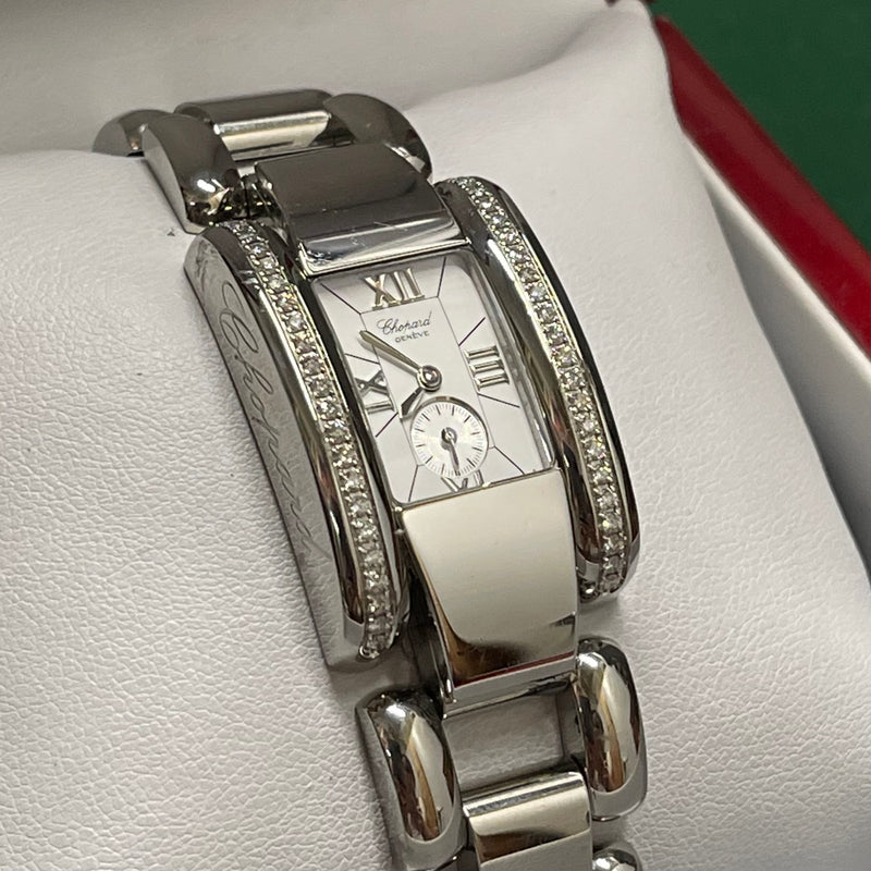 CHOPARD Limited Edition Diamond La Strada Ladies Stainless Steel Watch w/ approx. 46 Diamonds! - $25K APR w/ CoA! ✓ APR 57