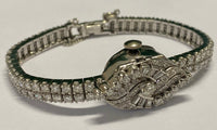 HAMILTON Vintage 1930's Platinum w/ Diamonds Beautiful Watch - $20K APR w/ COA!! APR57