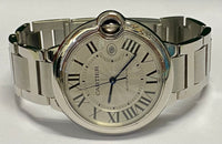 CARTIER Ballon Bleu Large Size Unisex Wristwatch w/ Sapphire Crown - $10K APR Value w/ CoA! APR57