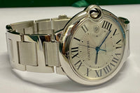 CARTIER Ballon Bleu Large Size Unisex Wristwatch w/ Sapphire Crown - $10K APR Value w/ CoA! APR57