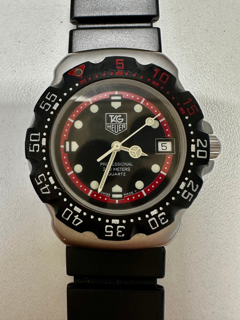 Unisex Tag Heuer Original Diving Wristwatch Rotating Bezel - 1.8K APR w/ COA! APR57