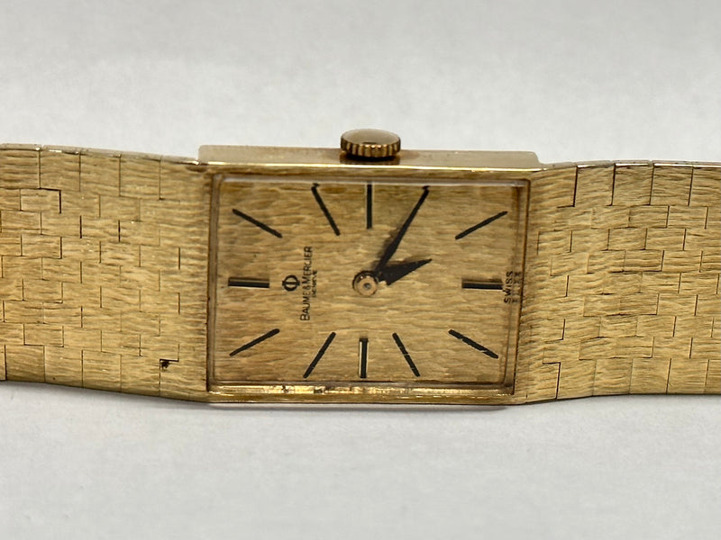 BAUME & MERCIER Unisex Solid Gold Mechanical Wristwatch 57 Grams-$30K APR w/ COA APR57