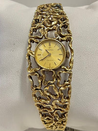 OMEGA Ladies Ltd Ed 14KYG Watch W/ YG Unique Designer Bracelet - $20K APR w/ COA APR57