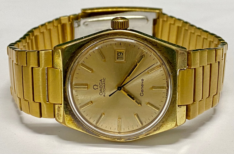 OMEGA Geneve Vintage 1960's w/ Beautiful Gold Color Dial Watch - $6K APR w/ COA! APR57