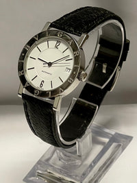 BVLGARI Automatic SS Unisex Rare Wrist Watch w/ Date Feature - $7K APR w/ COA!!! APR57