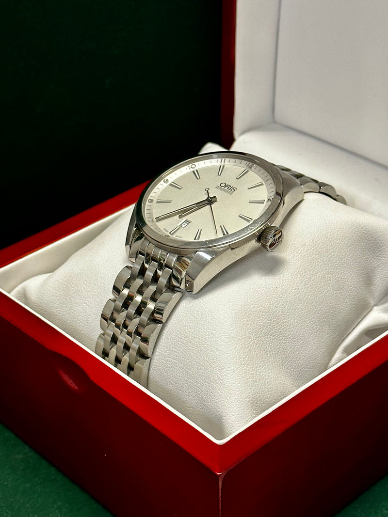 Men's Jumbo Size Oris Automatic Stainless Steel Wristwatch - $3K APR w/ COA!! APR57
