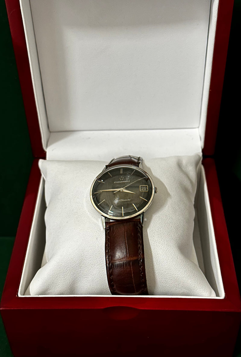 Men's Eterna-Matic StainlessSteel Automatic Movement Wristwatch- $6K APR w/ COA! APR57