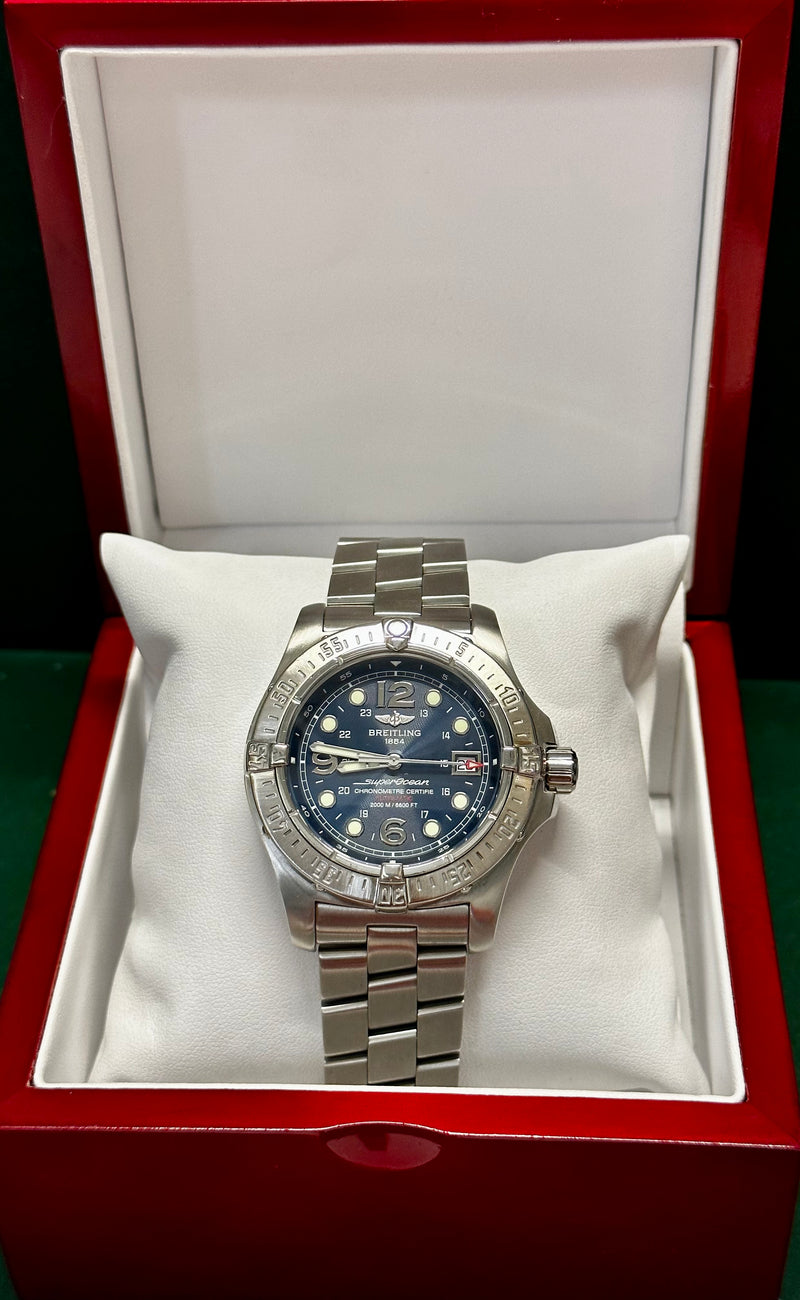 Men's Breitling Superocean 1884 2000M Chronometer Certifie  - $12K APR w/ COA!! APR57