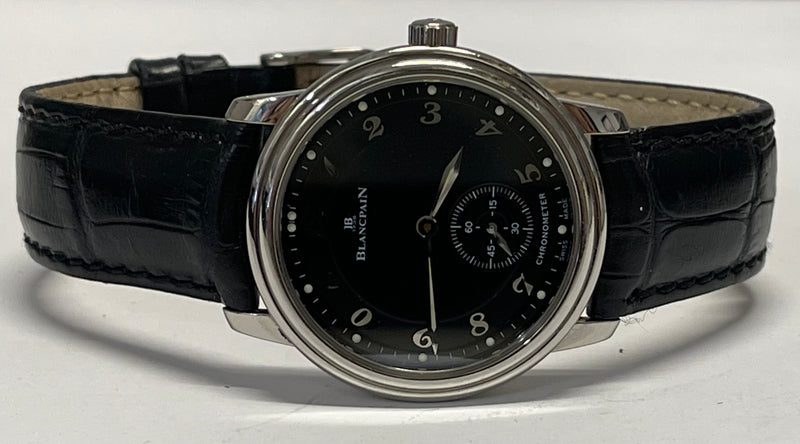 BLANCPAIN Unique Chronometer SS w/Exhibition Back Men's Watch - $25K APR w/COA!! APR57