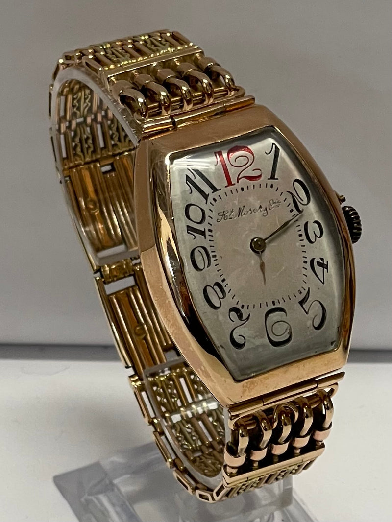 HY MOSER & CIE Vintage 1920's Jumbo 18K Rose Gold Unisex Watch- $40K APR w/ COA! APR 57