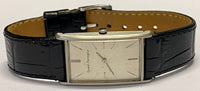 GIRARD PERREGAUX Vintage 1950's SS Rectangular Case Men's Watch-$10K APR w/ COA! APR57