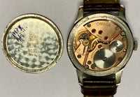 OMEGA Vintage 1950's Large Face Mechanical Watch w/ Silver Oyster Dial - $6K Appraisal Value! ✓ APR 57