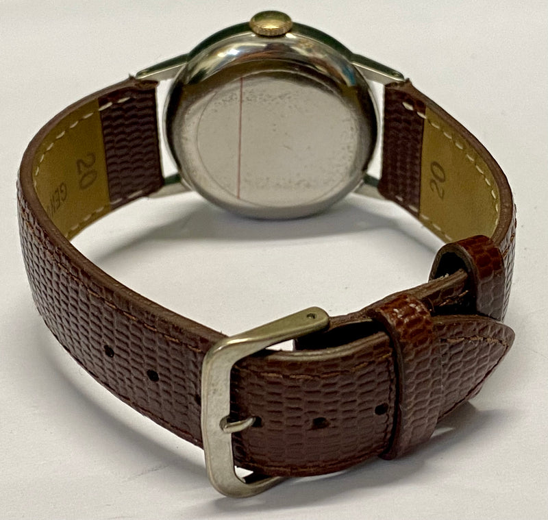 OMEGA Vintage Military Style Stainless Steel Watch w/ Lizard Strap - $8K APR Value w/ CoA! ✓ APR 57