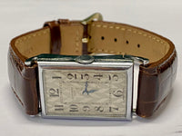 AUTORIST Men's Vintage SS w/Beautiful Silver Engrave Dial Watch- $30K APR w/COA! APR57