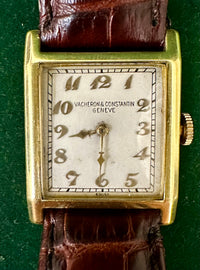 VACHERON CONSTANTIN Vintage 1940's Square Tank 18K Yellow Gold Unisex Mechanical Watch - $60K Appraisal Value! ✓ APR 57