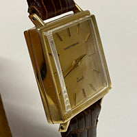 GIRARD PERREGAUX Vintage 1970's Classic Gold Dial Men's Watch - $10K APR w/ COA! APR 57