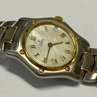EBEL Classic Ladies Stainless Steel Wristwatch w/ 18KYG Bezel & Original Bracelet - $6K APR w/ CoA! APR57