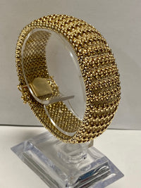 Zodiac Ladies 14k Gold Italian Designer Style Bracelet Watch - $30K APR w/ COA!! APR 57