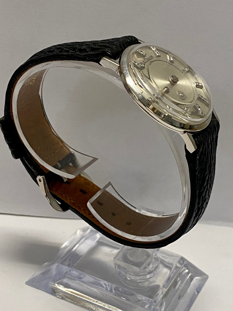 JAEGER LECOULTRE Mystery 14K White Gold Rare Vintage 1960's Watch w/ 37 Diamonds! - $20K APR Value w/ CoA! ✓ APR 57