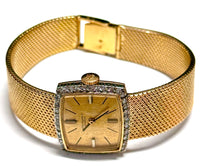 PATEK PHILIPPE 18K Yellow Gold With Diamond Bezel Mechanical - $70K APR w/ COA!! APR57