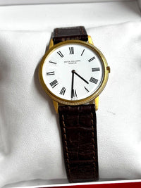 PATEK PHILIPPE 18K Yellow Gold Mens Automatic Watch Ref. #3590 / $60k Appraisal Value w/CoA!^ APR 57