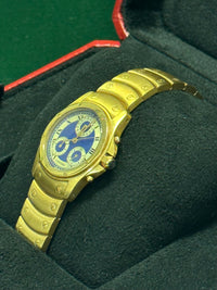 CARTIER Santos 18K Yellow Gold Chronograph Quartz Watch - $60K APR Value w/ CoA! APR 57