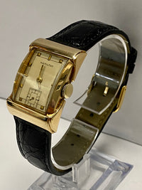 Hamilton Men's c. 1950s Watch Solid Gold Rare Thick Case Design- $15K APR w COA! APR 57