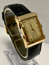 Hamilton Men's c. 1950s Watch Solid Gold Rare Thick Case Design- $15K APR w COA! APR 57